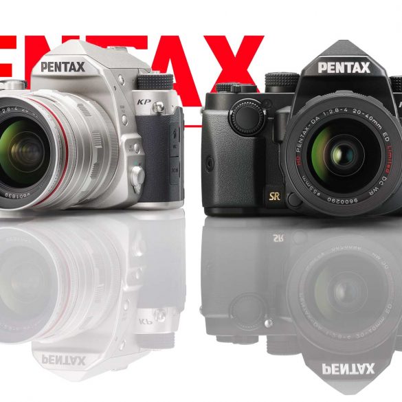 Pentax KP in silver and black