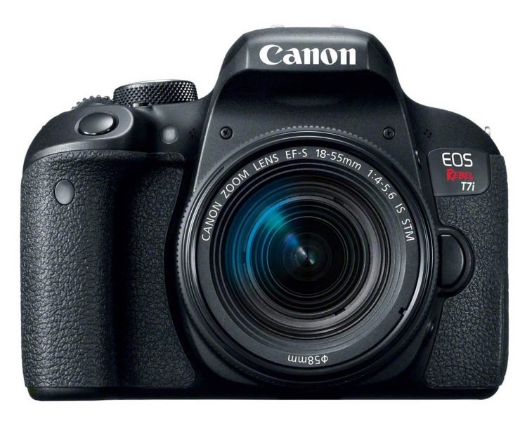 The Canon T7i with the new18-55 IS STM lens
