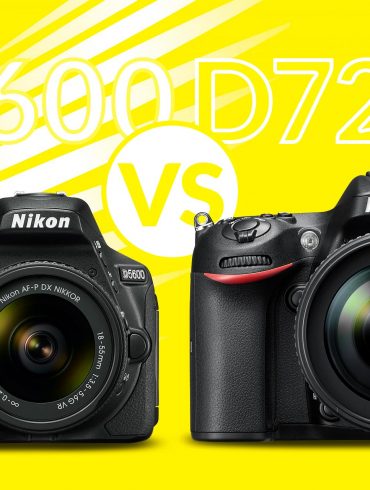 Nikon D5600 vs D7200 Banner