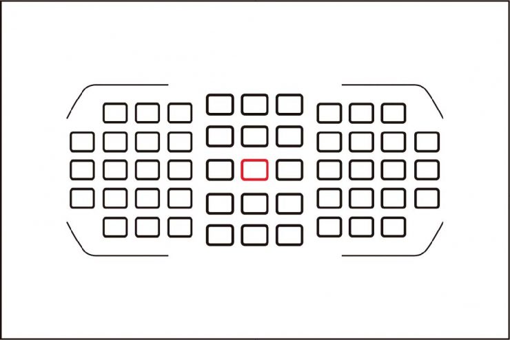 Nikon AF Point diagram