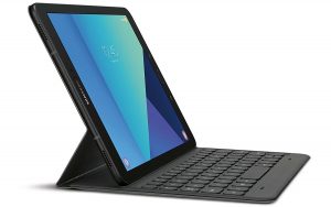 keyboard attached to the Samsung Tab S3 10