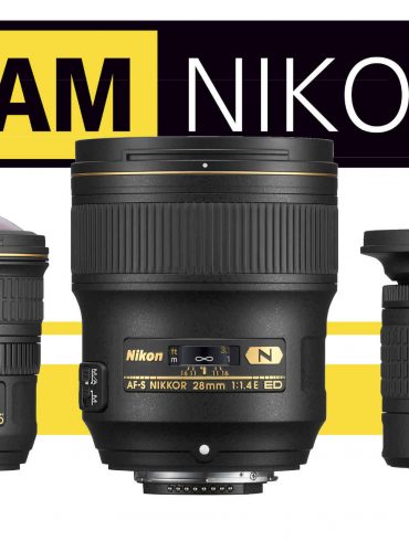 Three Nikon Lenses Banner