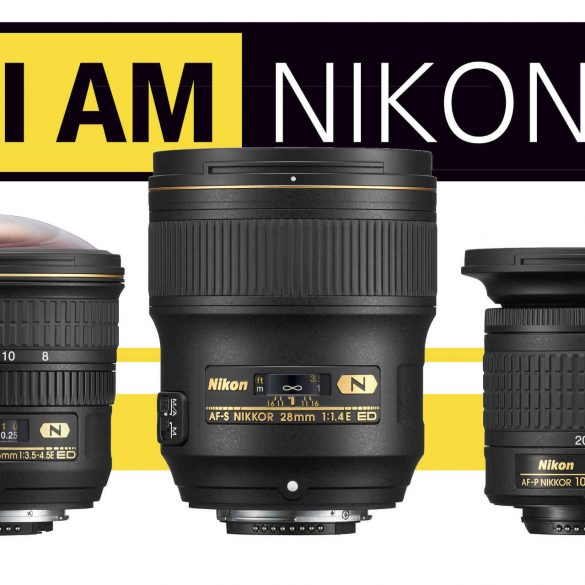 Three Nikon Lenses Banner
