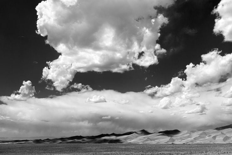 Clouds over Great Sand Dunes National Park