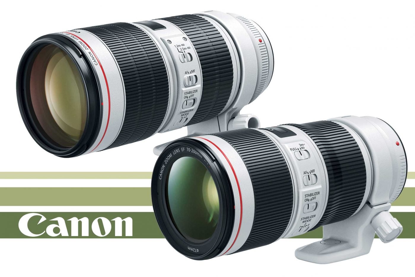 Canon EF 70-200 f/2.8L IS III and f/4L IS II Banner