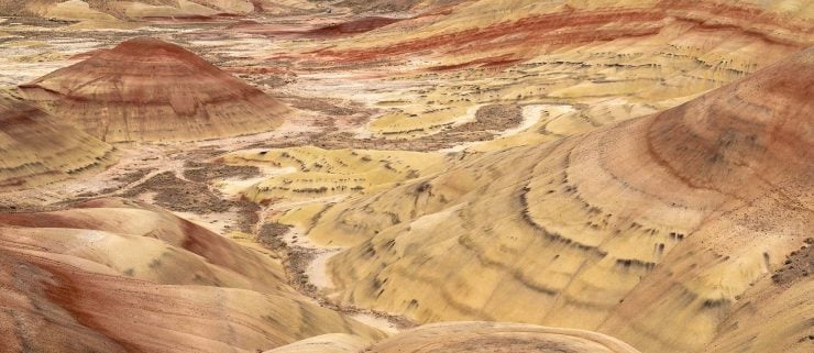 Hills and Valleys at the Painted Hills, Oregon