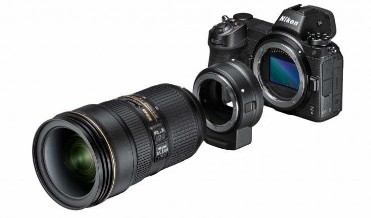 Nikon Z6 with FTZ adapter and 24-70 lens