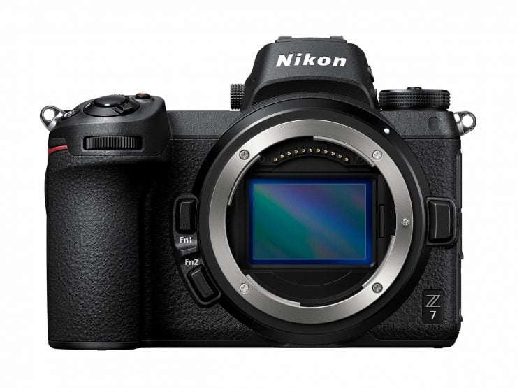 Nikon Z7 and Z-mount showing