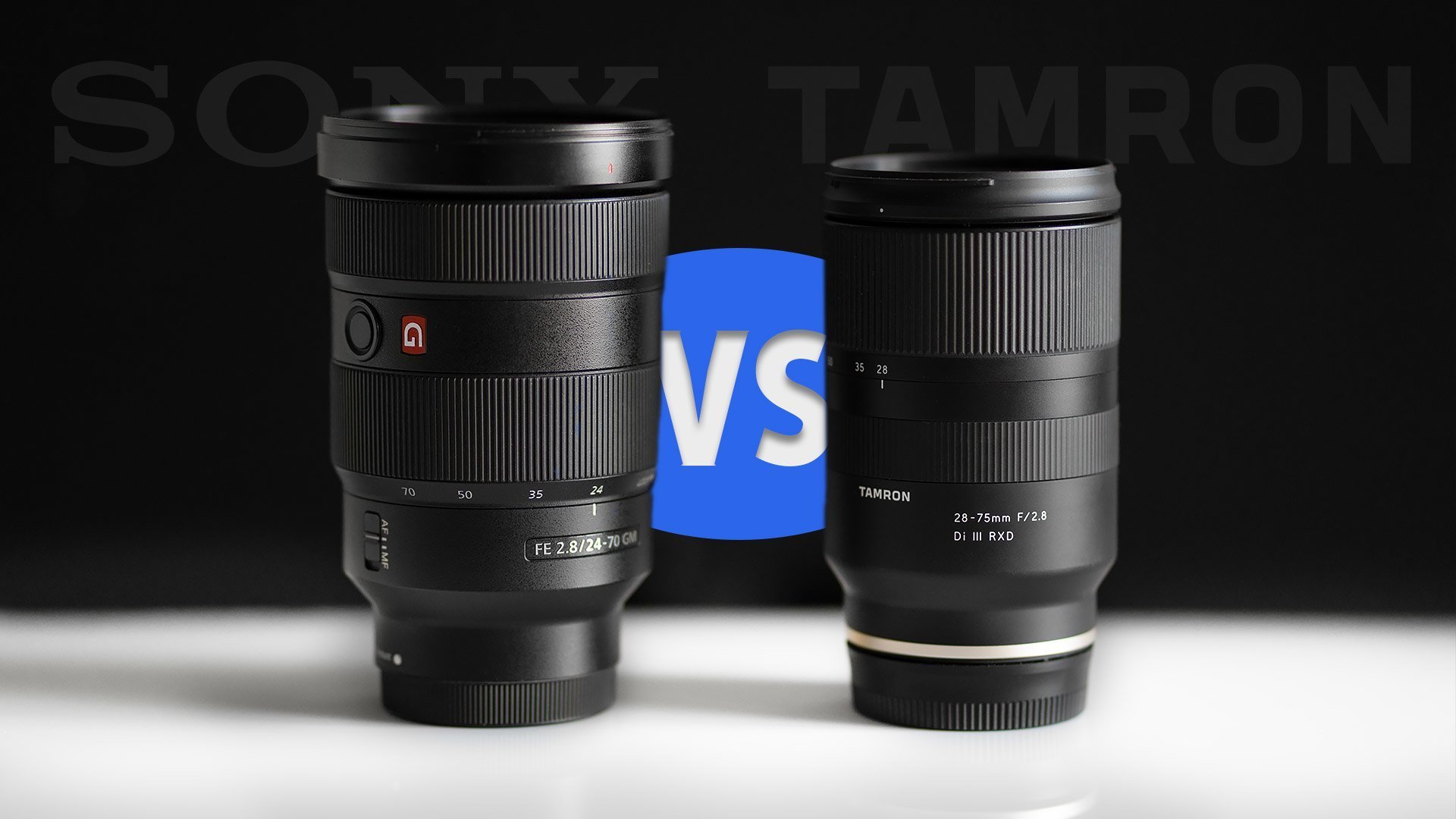 Sony Lens G-Master Comparison 16-35 vs. 24-70 2.8