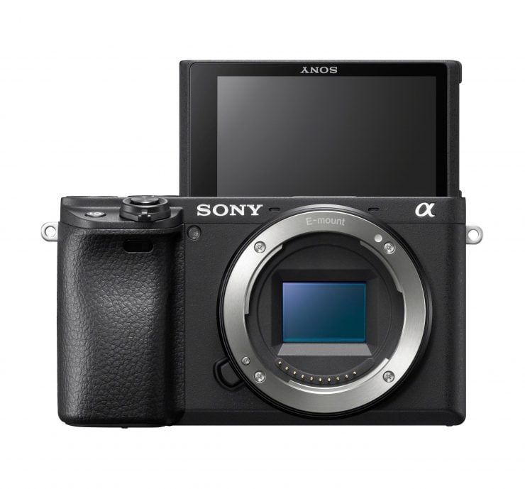 Sony a6400 with front facing LCD panel