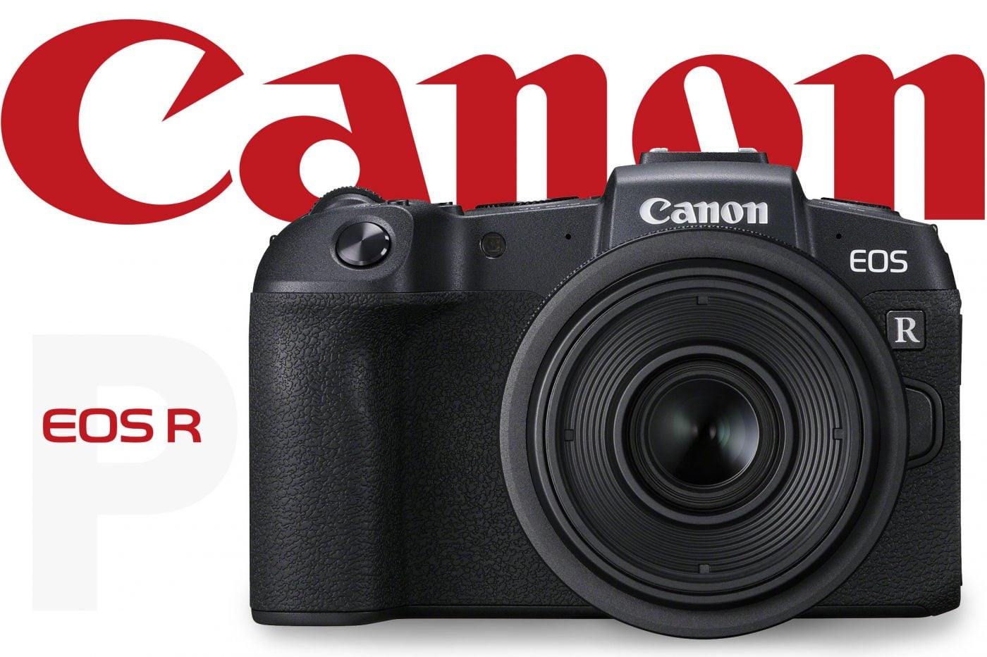 Canon EOS RP banner with red canon logo