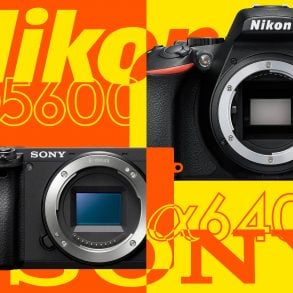 Sony a6400 vs Nikon D5600 Banner