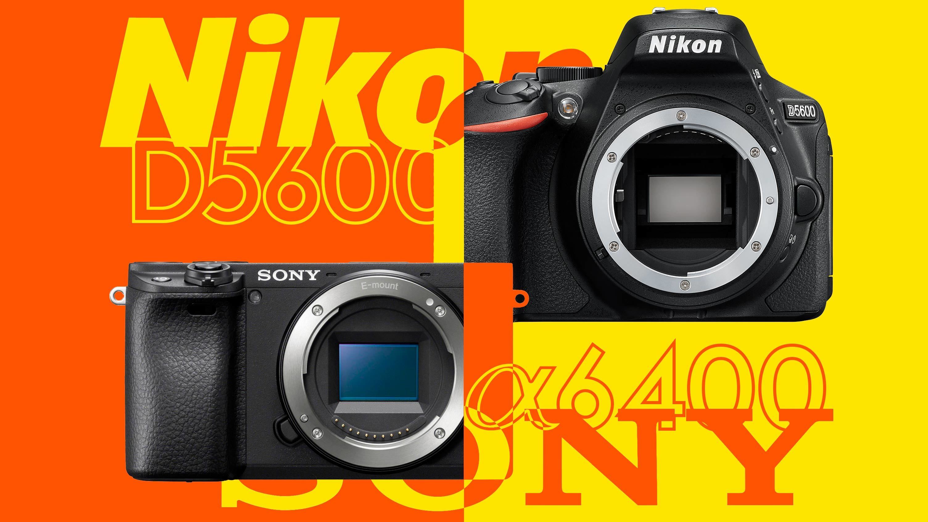 Sony a6400 vs Nikon D5600 Banner