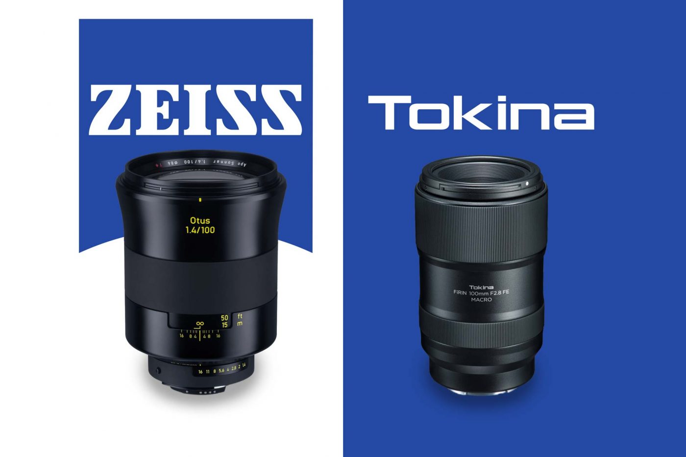 Zeiss and Tokina 100mm lenses announced