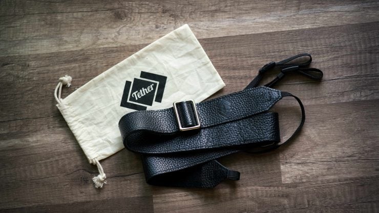 Black Tether Overlap Camera Strap