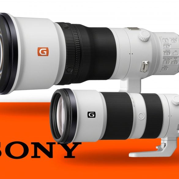 Product Image of Sony 600mm f/4 OSS lens and Sony 200-600mm lens