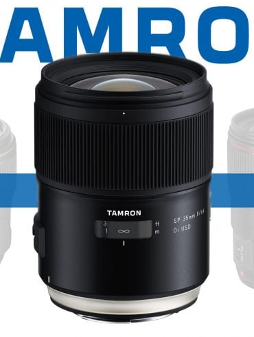 Tamron SP 35mm f/1.4 Di USD Lens Banner