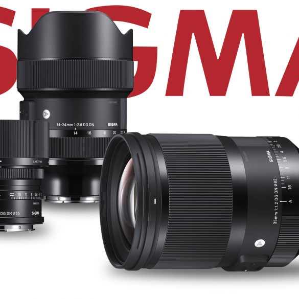 Three Sigma lenses and Sigma Logo