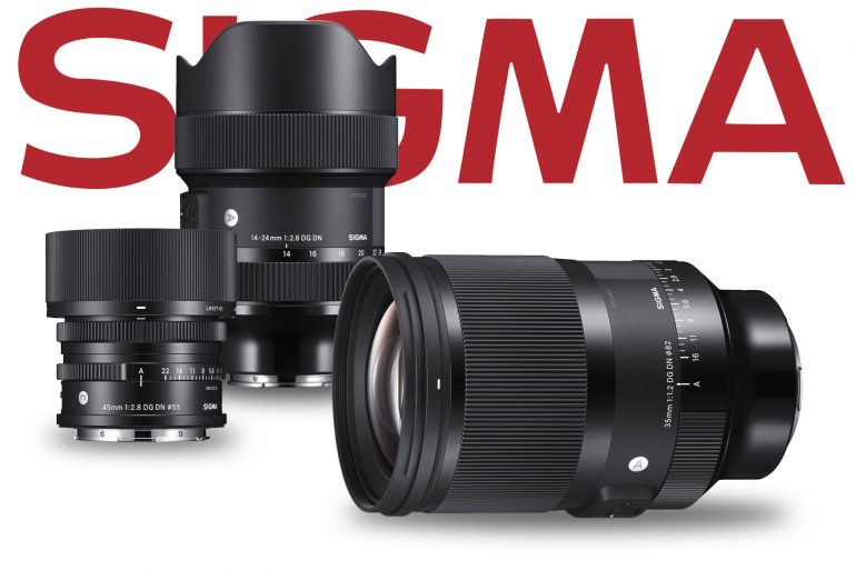 Three Sigma lenses and Sigma Logo