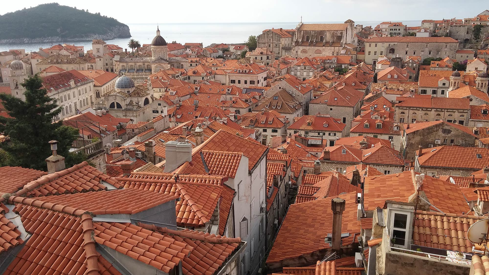 Phone picture of Dubrovnik Rooftops