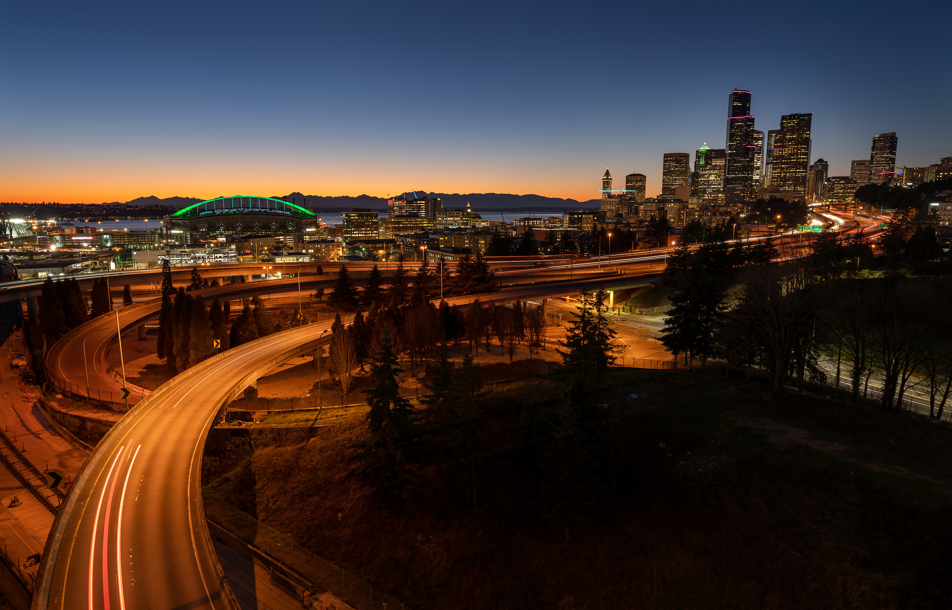 Seattle Skyline shot with Moment VDN Filter