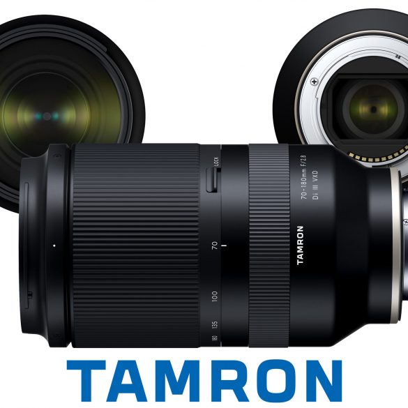 Tamron 70-180mm lens, front and back elements