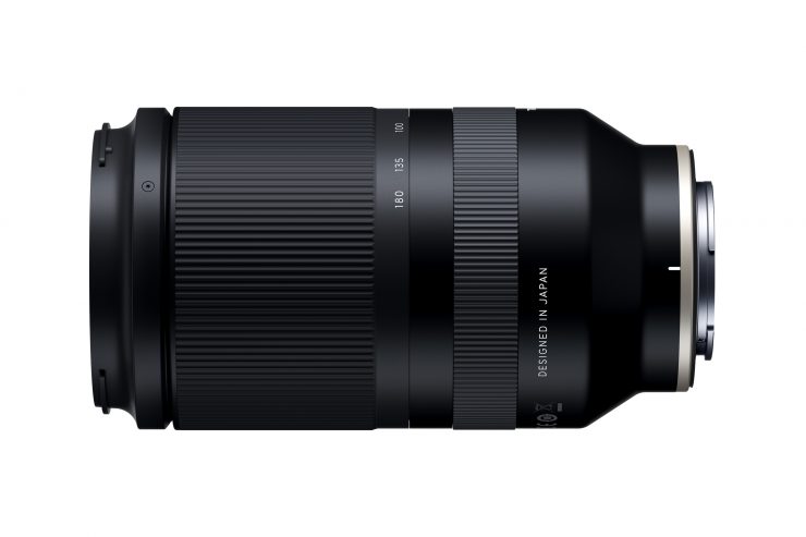 Tamron 70-180 f/2.8 Di VXD Lens Side View