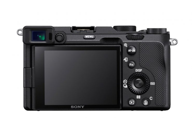 Sony A7C back view