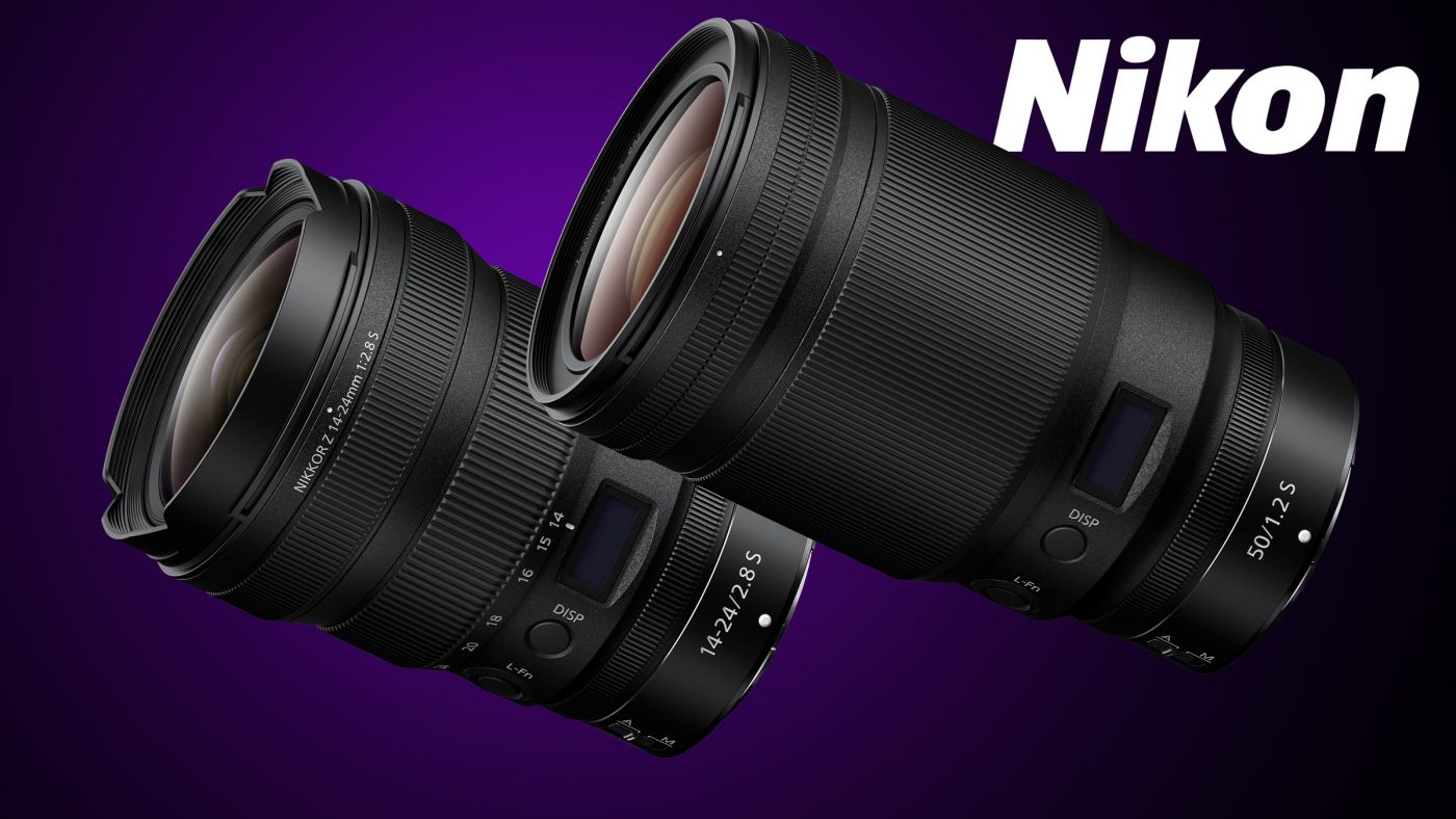 Nikon Z 50mm f/1.2 and 14-24 f/2.8 Lens Announcement Product Photos