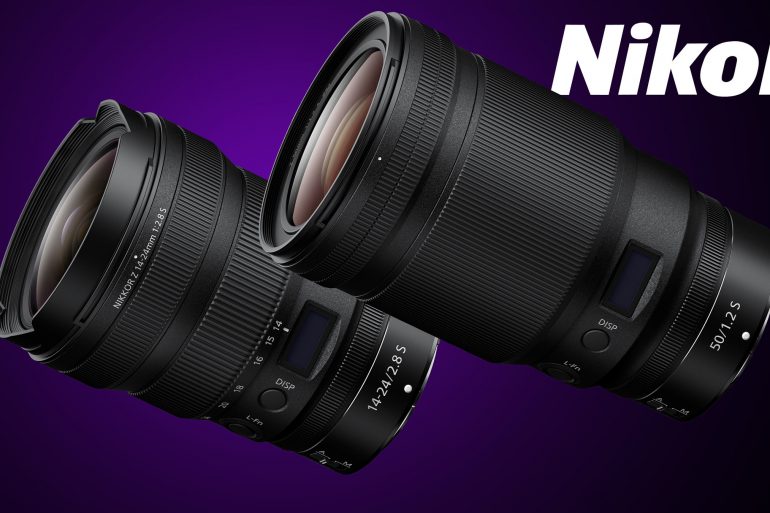 Nikon Z 50mm f/1.2 and 14-24 f/2.8 Lens Announcement Product Photos