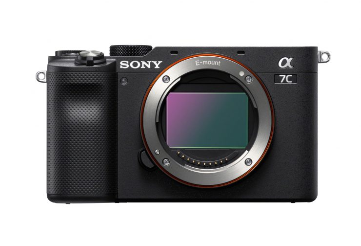 Sony A7C Front View, No Lens