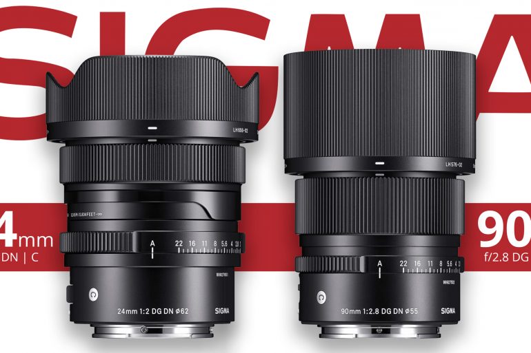Sigma 24mm f/2 DG DN Lens and 90mm f/2.8 DG DN Lens