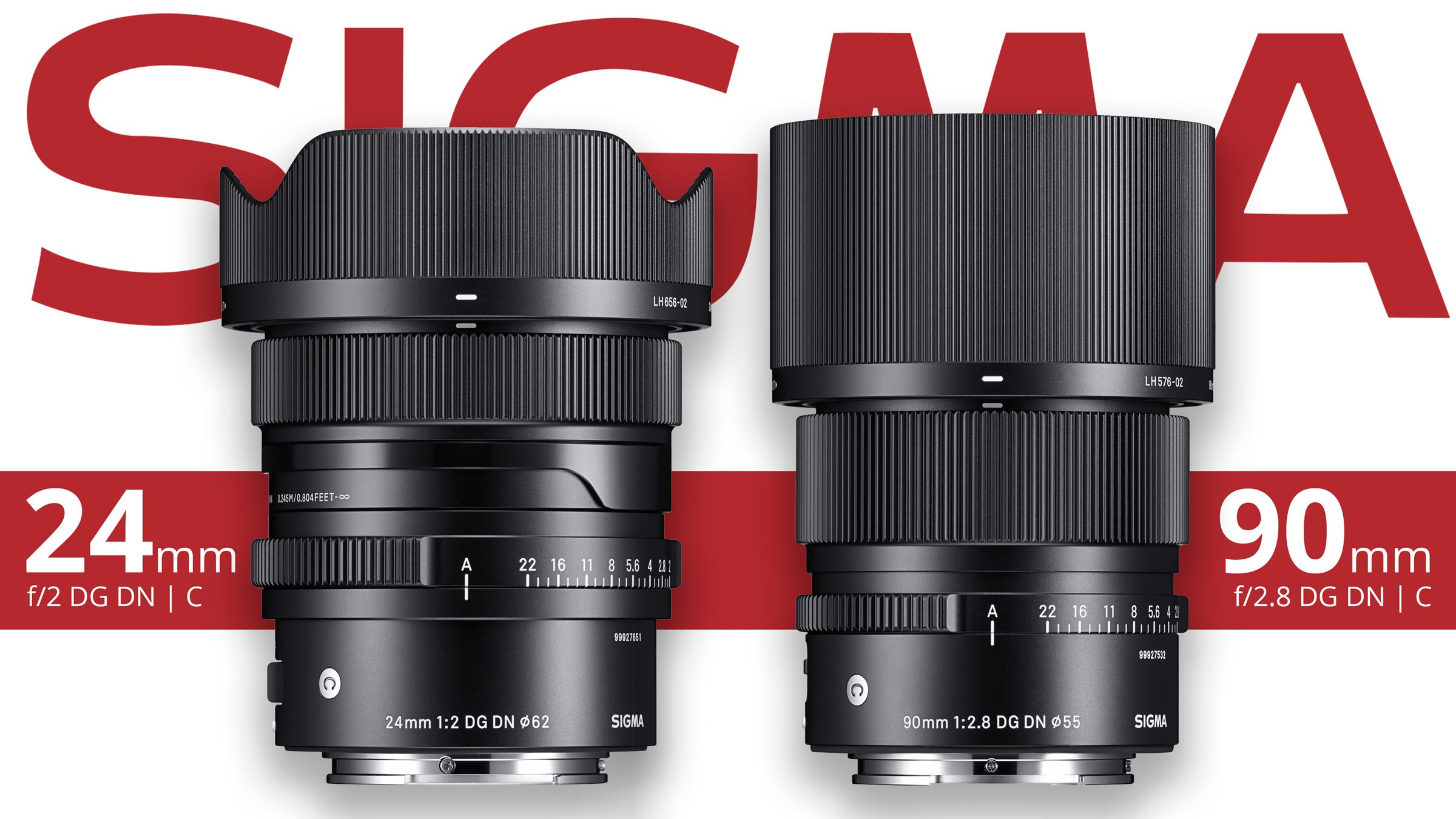 Sigma 24mm f/2 DG DN Lens and 90mm f/2.8 DG DN Lens