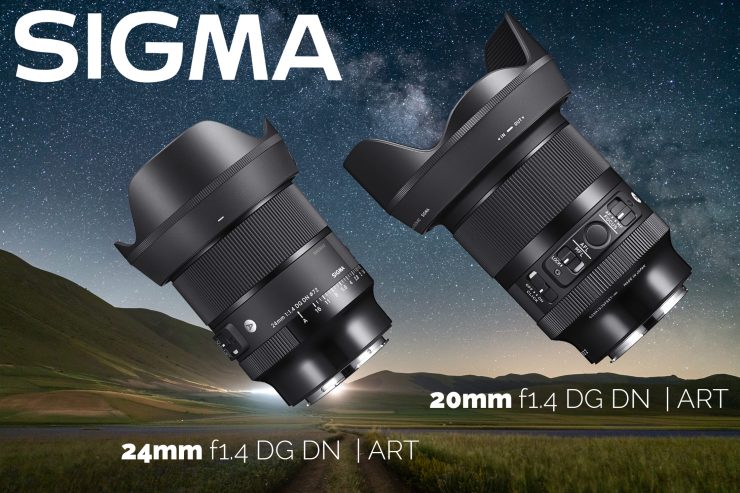 New Sigma 24mm f/1.4 and 20mm f/1.4 for Mirrorless Announced
