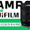 Tamron 11-20mm lens for Fuji