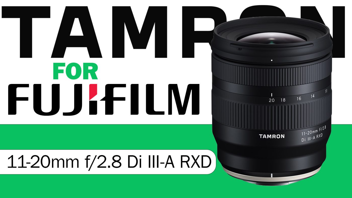 Tamron 11-20mm lens for Fuji