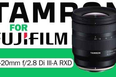 Tamron 11-20mm lens for Fuji