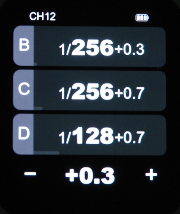 Godox X3 menu